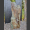 Monolith grau-brauner Schiefer 79cm hoch