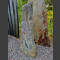 Monolith grau-brauner Schiefer 90cm hoch