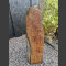 Monolith grau-brauner Schiefer 88cm hoch