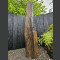Monolith grau-brauner Schiefer 221cm hoch