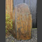 Monolith grau-brauner Schiefer 98cm hoch