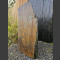 Monolith grau-brauner Schiefer 98cm hoch