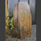 Monolith grau-brauner Schiefer 98cm hoch