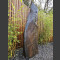 Monolith grau-brauner Schiefer 161cm hoch