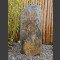 Monolith grau-brauner Schiefer 97cm hoch