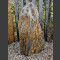 Monolith grau-brauner Schiefer 87cm hoch