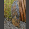 Monolith grau-brauner Schiefer 97cm hoch