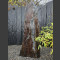 Monolith grau-brauner Schiefer 163cm hoch