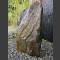 Monolith grau-brauner Schiefer 71cm hoch