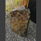 Monolith grau-brauner Schiefer 71cm hoch