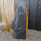 Schiefer Monolith schwarz-bunt 140cm hoch
