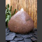 Findling Brunnen roter Granit 45cm