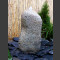 Findling Brunnen grauer Granit 45cm