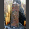 Schiefer Monolith Quellstein rotschwarz 75cm1