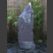 Schiefer Monolith Brunnen 120cm lila