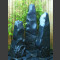 Trimeteori Brunnen schwarzer Marmor poliert 120cm1