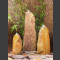 Triolithen Quellsteine rot-bunter Schiefer 75cm