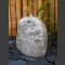Findling Quellstein grauer Granit 45cm2