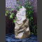 Gartenbrunnen Komplettset beiger Sandstein 70cm