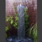 Schiefer Monolith Quellstein grauschwarz 120cm