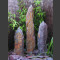 Triolithen Quellsteine rot-bunter Schiefer 95cm