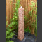 Quellstein Obelisk roter Granit 120cm2