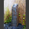 Schiefer Monolith Quellstein  grauschwarz 90cm