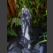 Marmor Brunnen schwarzweiß geschliffen 95cm 2