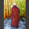Schiefer Monolith Brunnen 120cm rotschwarz 2