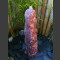Quellstein Monolith roter Onyx poliert 90cm 3