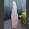 Monolith rot-bunter Schiefer 162cm hoch