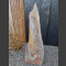 Monolith rot-bunter Schiefer 133cm hoch