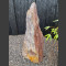 Monolith rot-bunter Schiefer 104cm hoch