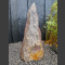 Monolith rot-bunter Schiefer 104cm hoch