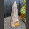 Monolith rot-bunter Schiefer 104cm hoch