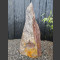 Monolith rot-bunter Schiefer 104cm hoch