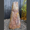 Monolith rot-bunter Schiefer 81cm hoch