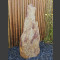 Monolith rot-bunter Schiefer 129cm hoch