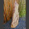Monolith rot-bunter Schiefer 129cm hoch