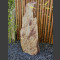 Monolith rot-bunter Schiefer 129cm hoch
