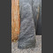 Monolith schwarzer Schiefer 125cm hoch
