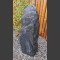 Monolith schwarzer Schiefer 80cm hoch