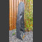 Monolith schwarzer Schiefer 85cm hoch