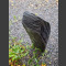 Monolith schwarzer Schiefer 90cm hoch