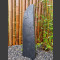 Monolith schwarzer Schiefer 90cm hoch