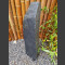 Monolith schwarzer Schiefer 90cm hoch