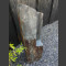 Monolith grau-brauner Schiefer 107cm hoch
