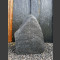 Schiefer Grabmalstein grau-schwarz gerundet 68cm