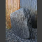 Schiefer Grabmalstein grau-schwarz gerundet 72cm