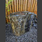 versteinertes Holz schwarz 55cm